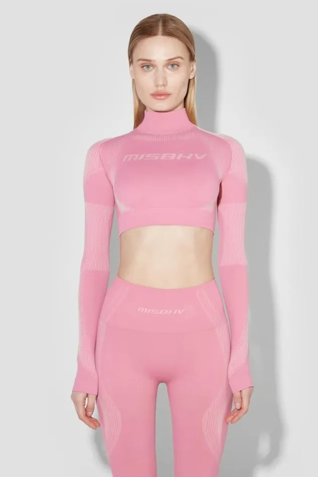 Sport Cropped Longsleeve Bubblegum Women MISBHV Tops
