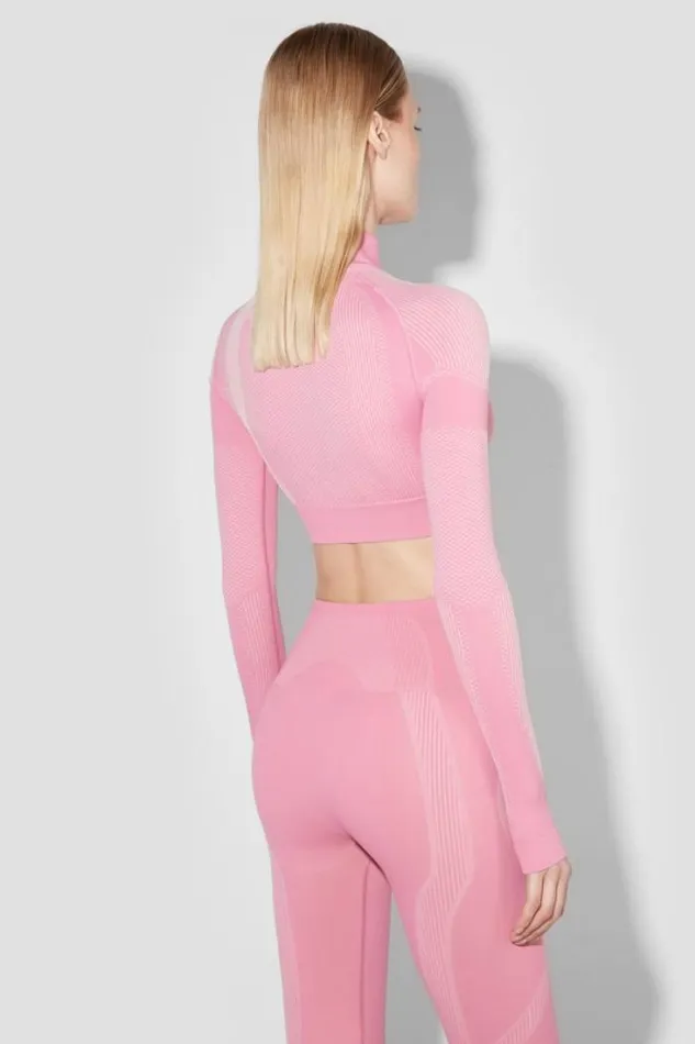 Sport Cropped Longsleeve Bubblegum Women MISBHV Tops