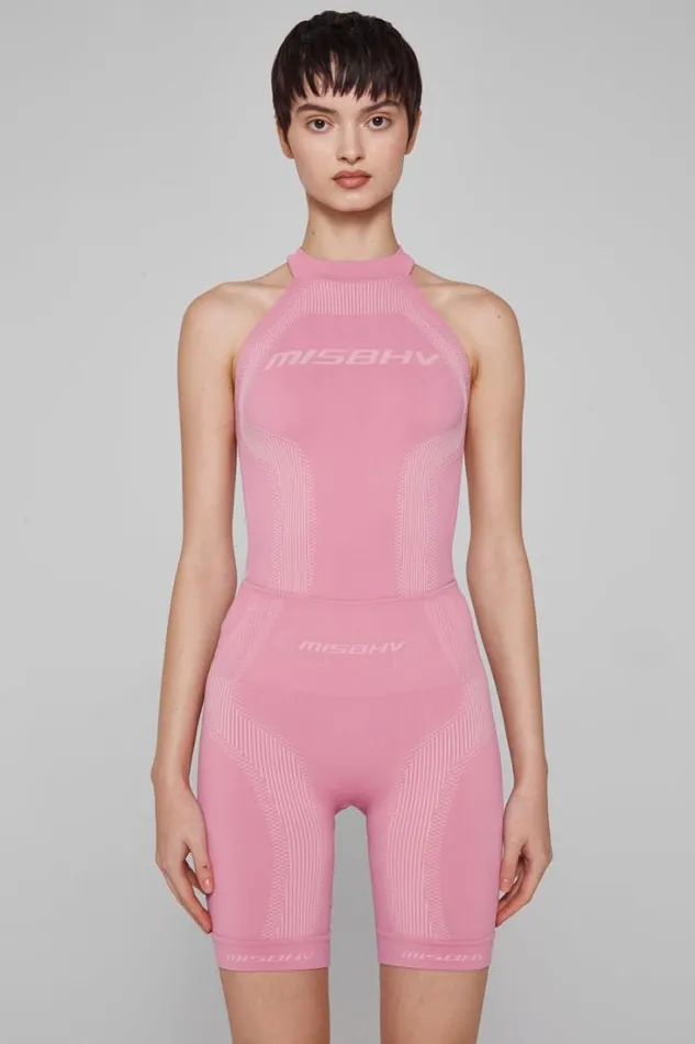 Sport Halter Top Bubblegum Women MISBHV Tops