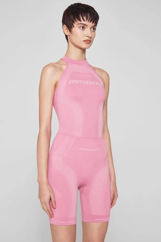 Sport Halter Top Bubblegum Women MISBHV Tops