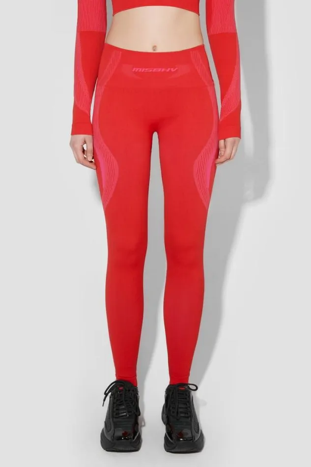 Sport Leggings Coral Red Women MISBHV Leggings