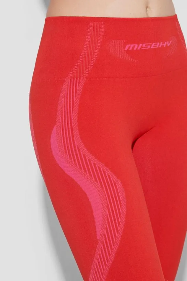 Sport Leggings Coral Red Women MISBHV Leggings