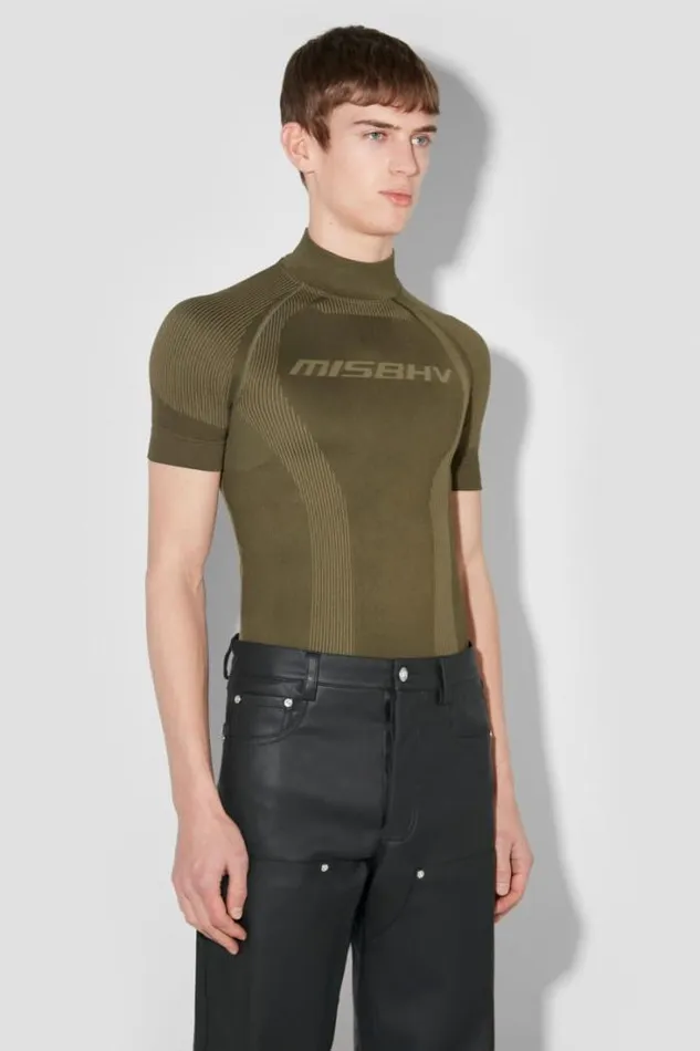 Sport TShirt Grunge Olive Men MISBHV Tops