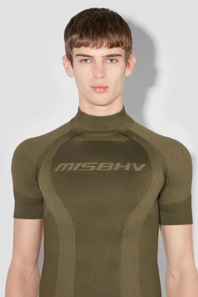 Sport TShirt Grunge Olive Men MISBHV Tops