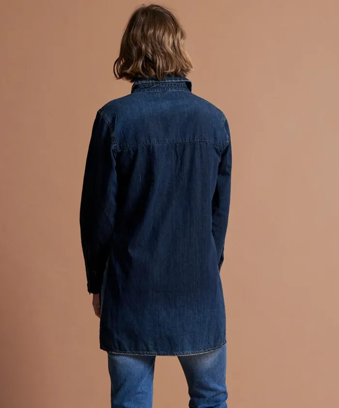 STONE COLD DENIM SHIRT Women One Teaspoon Denim Tops STONE COLD DENIM SHIRT Women One Teaspoon Denim Tops