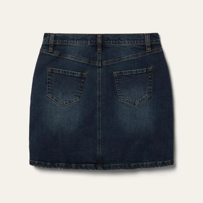 Stretch Denim 5Pocket Skirt Blue Women Stetson Skirts and Shorts