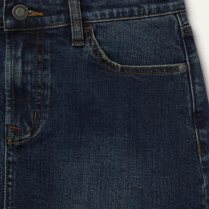 Stretch Denim 5Pocket Skirt Blue Women Stetson Skirts and Shorts