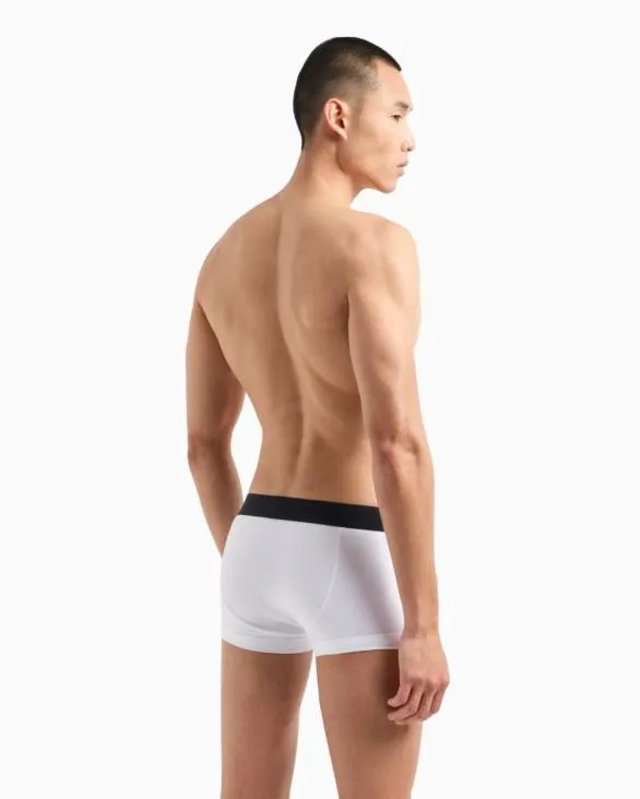 Stretch Fabric Boxer Shorts White Men Armani Intimates And Loungewear Stretch Fabric Boxer Shorts White Men Armani Intimates And Loungewear