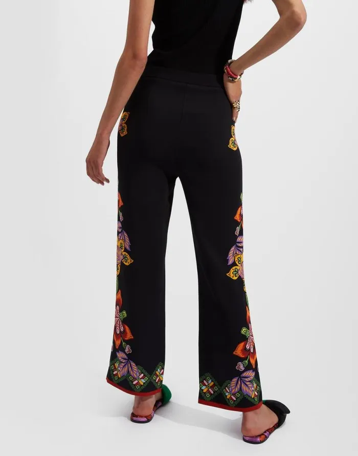 Stretch Pants Place Folk Flowers Nero Place Women La Double J Shorts and Pants Stretch Pants Place Folk Flowers Nero Place Women La Double J Shorts and Pants