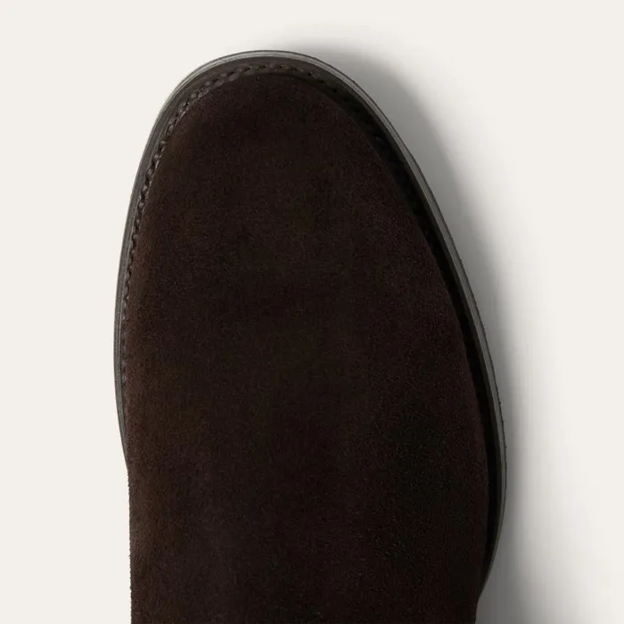 Suede Beat Chelsea Boot Dark Brown Men Stetson Chukka