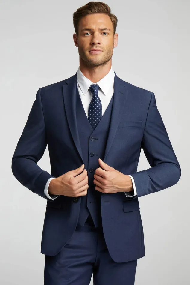 Suits Men Ted Baker PANAMA SLIM JS Blue