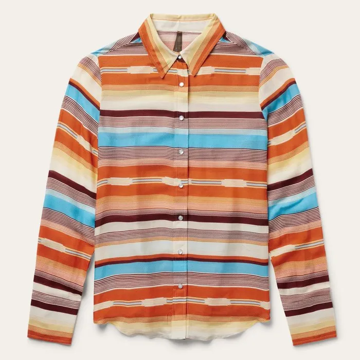 Sunset Serape Print Western Shirt Multi Women Stetson Western Shirts