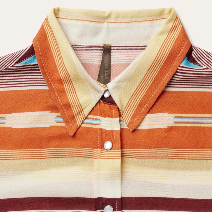 Sunset Serape Print Western Shirt Multi Women Stetson Western Shirts