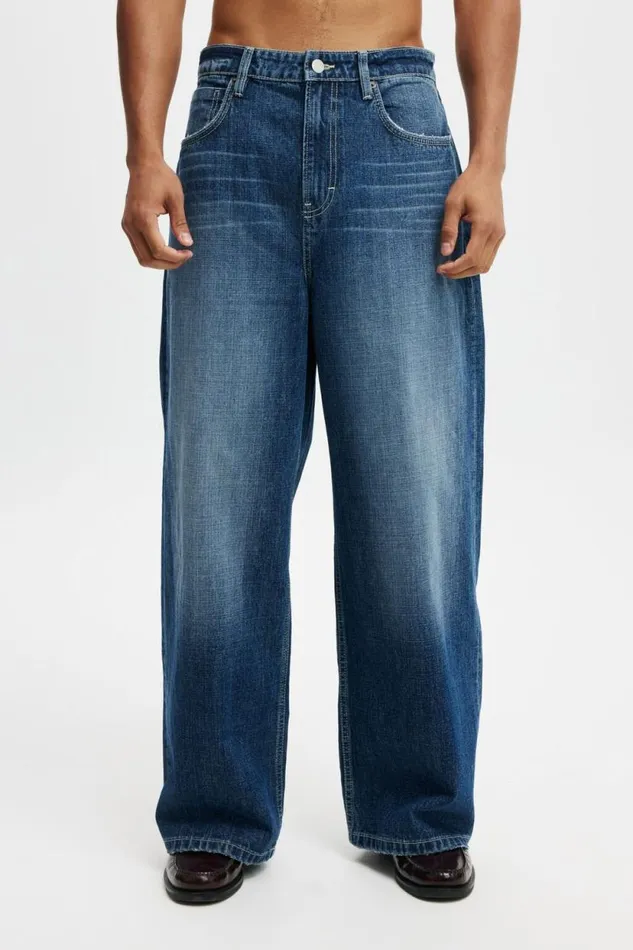 Super Baggy Jean Riverside Blue Men Cotton On Pants Super Baggy Jean Riverside Blue Men Cotton On Pants