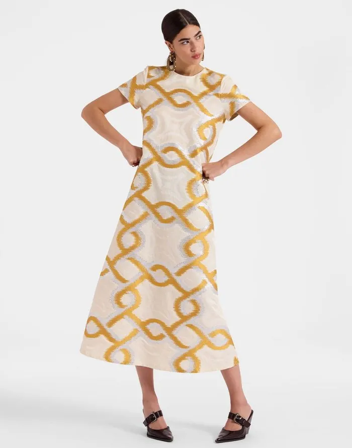 Super Swing Dress Tackle Gold Women La Double J Dresses