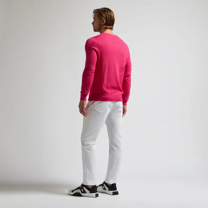 Sweaters MenWomen GFORE VERSE V NECK CASHMERE SWEATER Framboise Sweaters MenWomen GFORE VERSE V NECK CASHMERE SWEATER Framboise