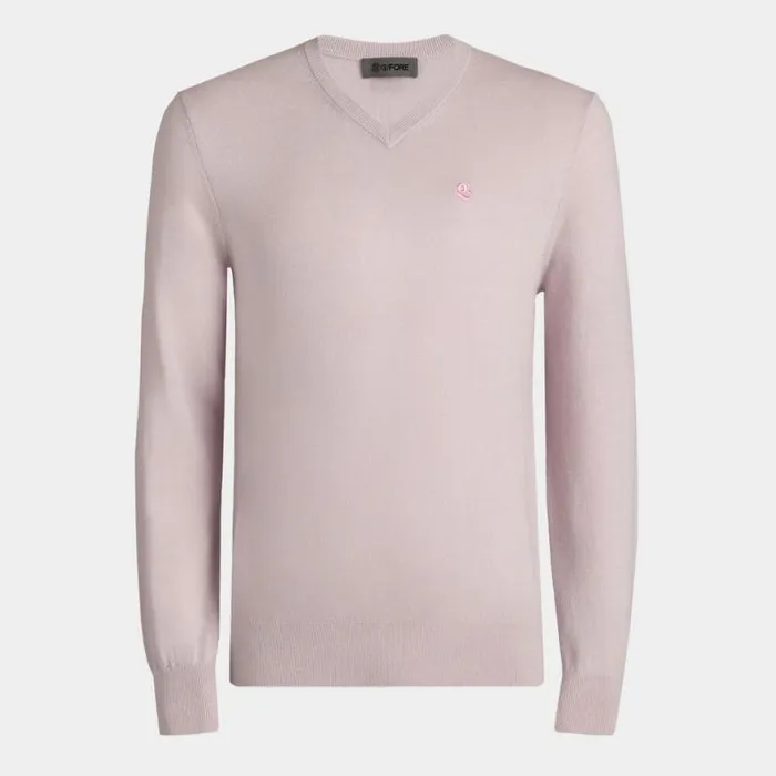 Sweaters MenWomen GFORE VERSE V NECK CASHMERE SWEATER Lilac Sweaters MenWomen GFORE VERSE V NECK CASHMERE SWEATER Lilac