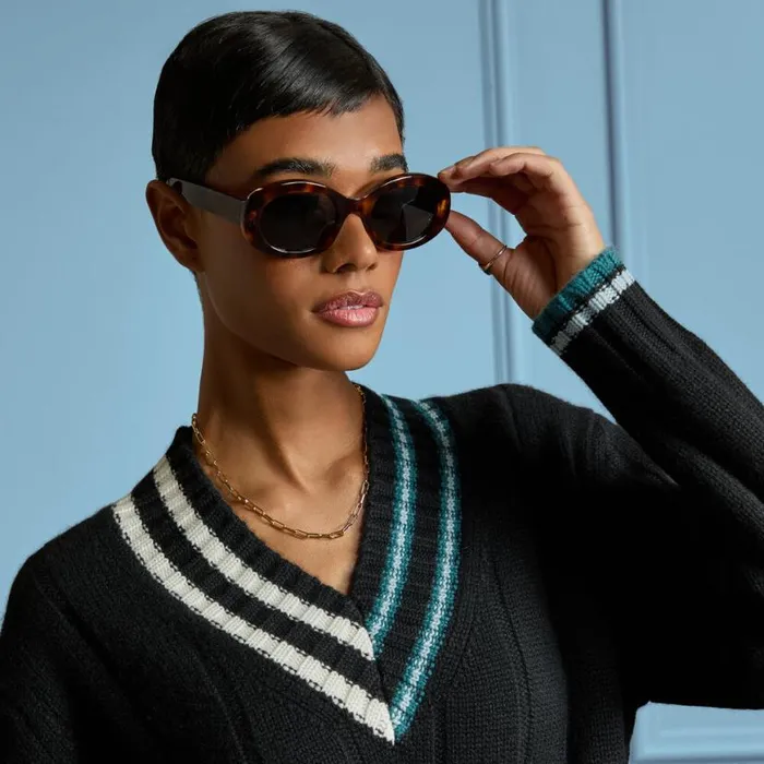 Sweaters Women GFORE LTD RELEASE RIBBED CASHMERE CRICKET SWEATER Onyx Sweaters Women GFORE LTD RELEASE RIBBED CASHMERE CRICKET SWEATER Onyx