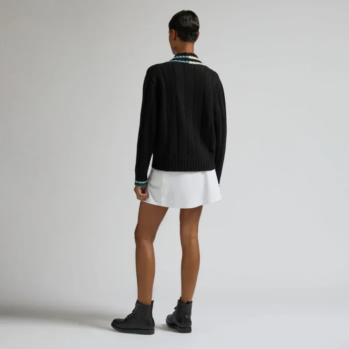 Sweaters Women GFORE LTD RELEASE RIBBED CASHMERE CRICKET SWEATER Onyx Sweaters Women GFORE LTD RELEASE RIBBED CASHMERE CRICKET SWEATER Onyx