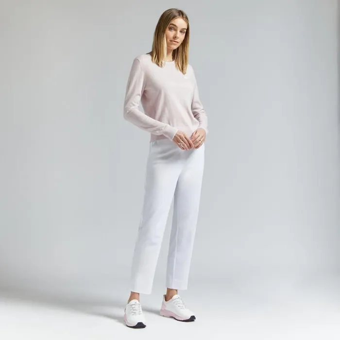 Sweaters Women GFORE TIPPED MOTHER GOLFER MERINO WOOL CREWNECK SWEATER Blush Sweaters Women GFORE TIPPED MOTHER GOLFER MERINO WOOL CREWNECK SWEATER Blush