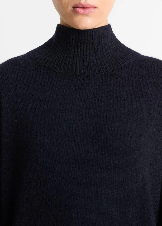 Sweaters Women Vince WoolCashmere DropShoulder Turtleneck Sweater Coastal Blue Sweaters Women Vince WoolCashmere DropShoulder Turtleneck Sweater Coastal Blue
