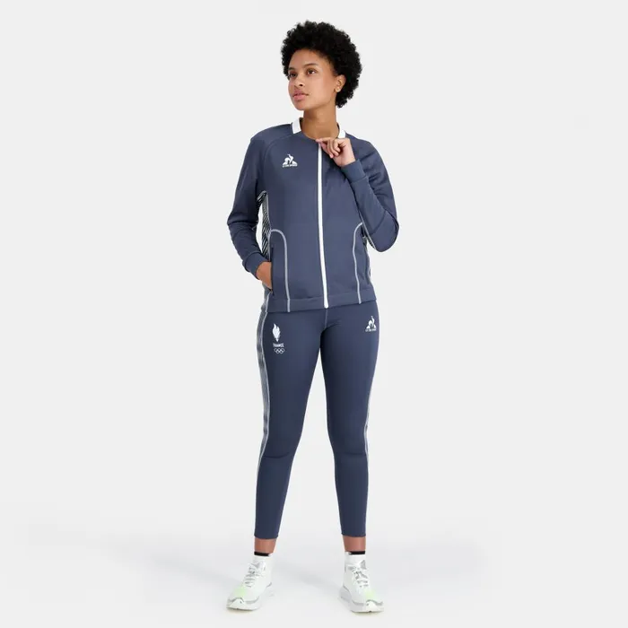 Sweatshirts And Hoodies Women Le Coq Sportif France039s Olympic Team ZipUp Sweatshirtshirt