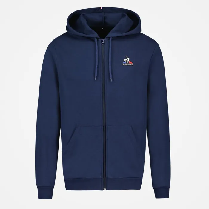 Sweatshirts Men Le Coq Sportif Essentiels ZipUp Hoodie Dress Blues Sweatshirts Men Le Coq Sportif Essentiels ZipUp Hoodie Dress Blues