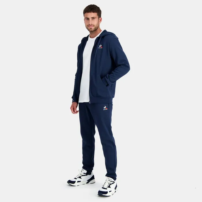 Sweatshirts Men Le Coq Sportif Essentiels ZipUp Hoodie Dress Blues Sweatshirts Men Le Coq Sportif Essentiels ZipUp Hoodie Dress Blues