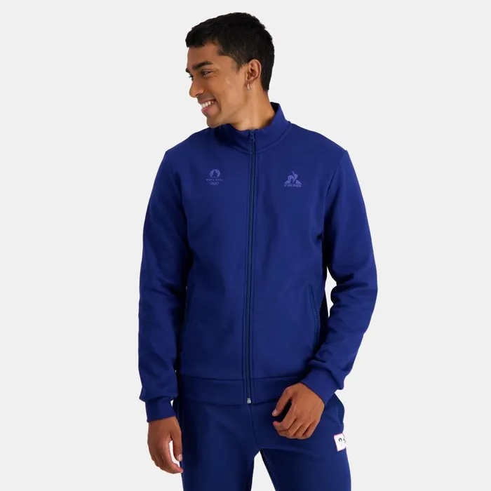Sweatshirts Men Le Coq Sportif Paris 2024 ZipUp Sweatshirtshirt
