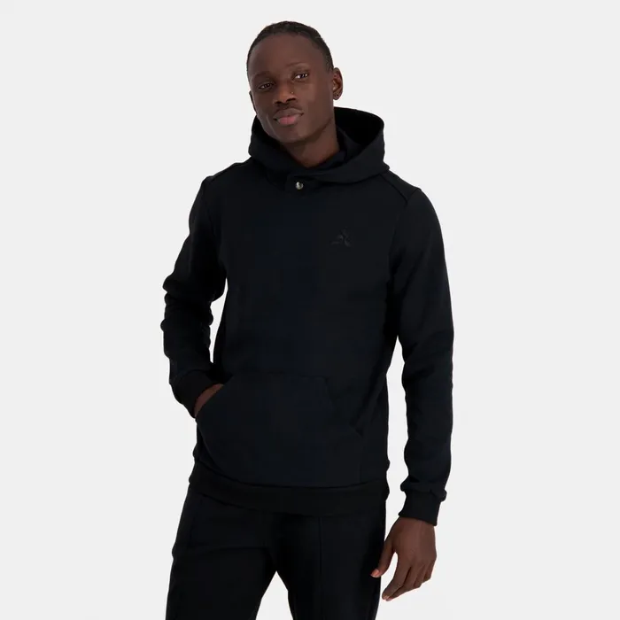 Sweatshirts Men Le Coq Sportif Ton Sur Ton Hoodie Black