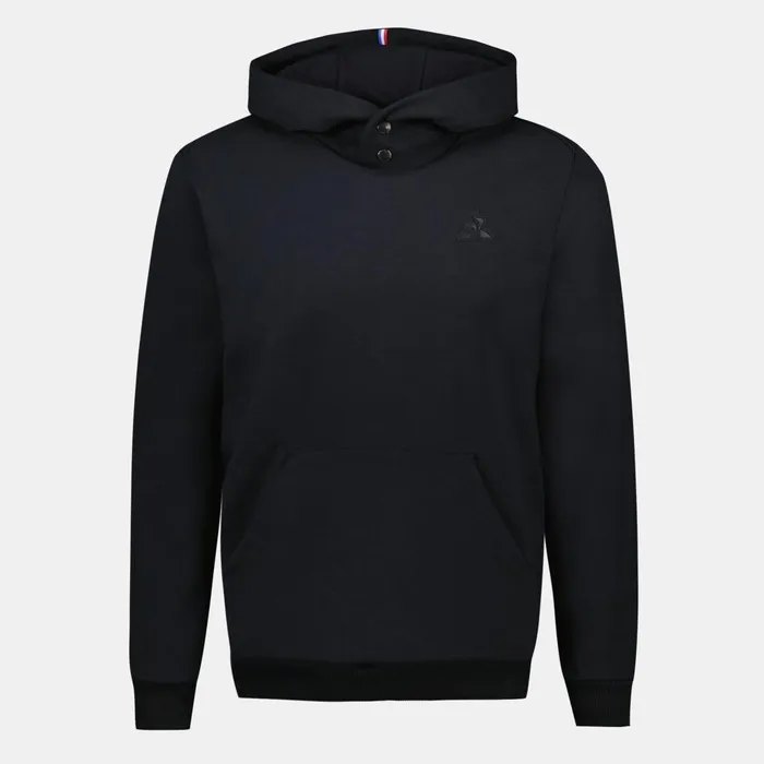 Sweatshirts Men Le Coq Sportif Ton Sur Ton Hoodie Black