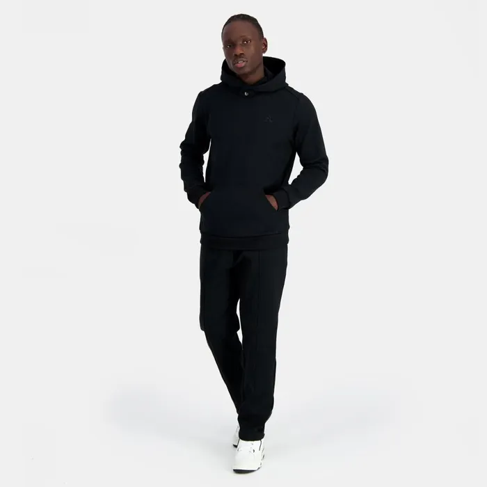Sweatshirts Men Le Coq Sportif Ton Sur Ton Hoodie Black
