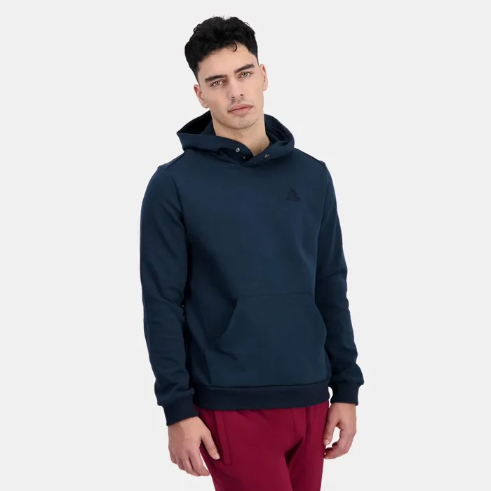 Sweatshirts Men Le Coq Sportif Ton Sur Ton Hoodie Dark Velvet