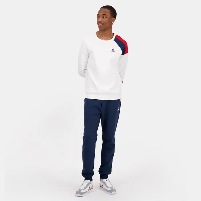 Sweatshirts Men Le Coq Sportif Tricolore Sweat Col Rond Homme