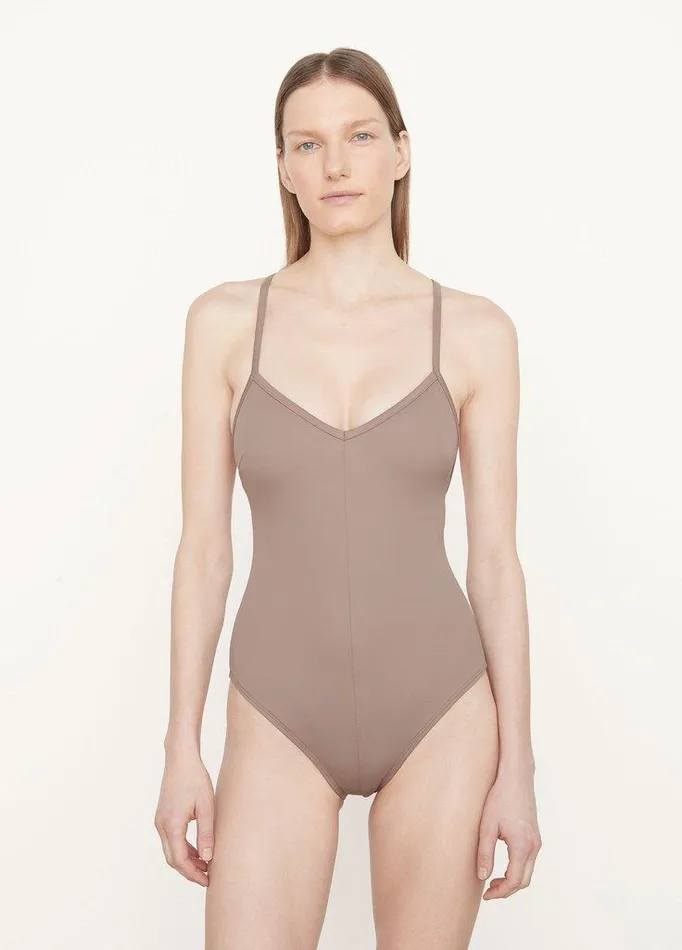Swim Women Vince Nu Swim Seaweed Suit Taupe