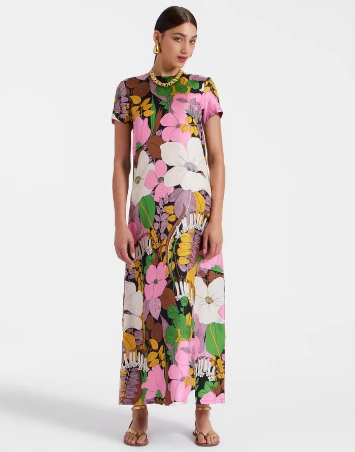 Swing Dress Big Flower Women La Double J Dresses