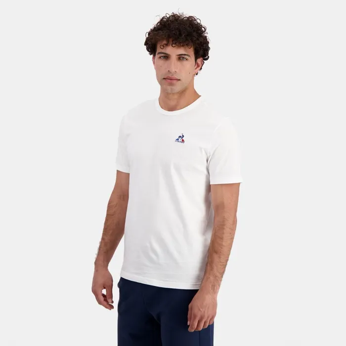 Tshirts And Tops Men Le Coq Sportif Essentiels Tshirt Homme New Optical White