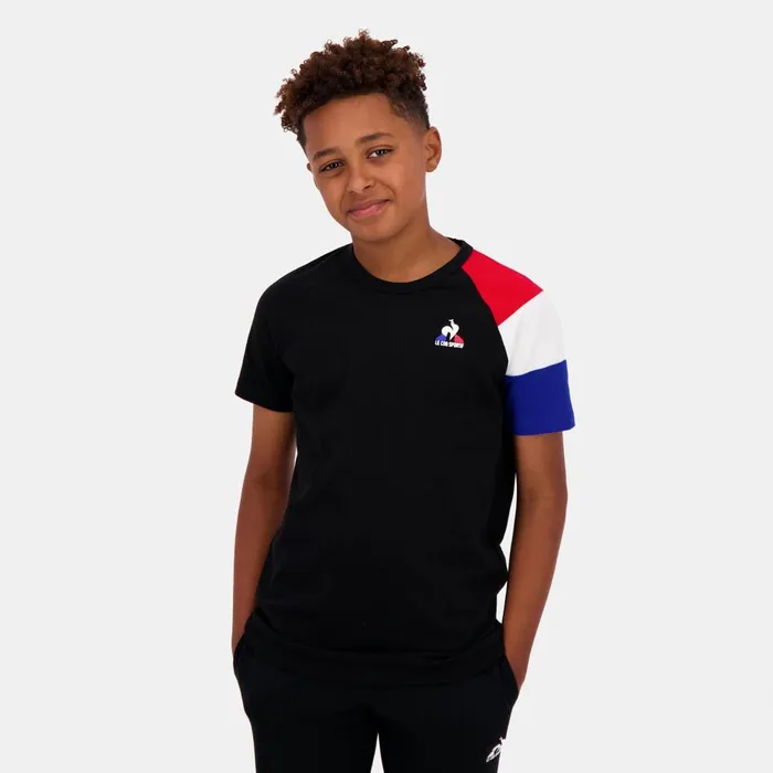 Tshirts Kids Le Coq Sportif Essentiels TShirt Kids Blacknowbelectrorelect
