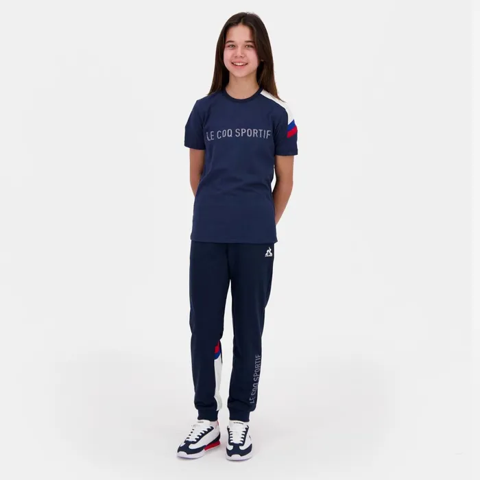 Tshirts Kids Le Coq Sportif Tricolore Tshirt Enfant Blue Light