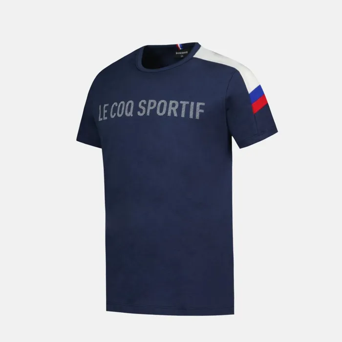 Tshirts Kids Le Coq Sportif Tricolore Tshirt Enfant Blue Light