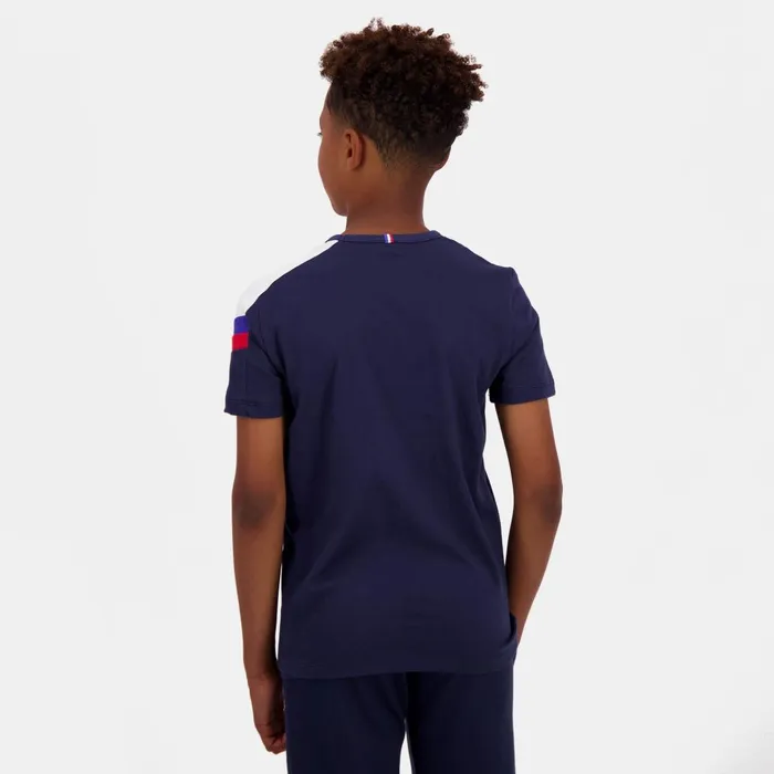 Tshirts Kids Le Coq Sportif Tricolore Tshirt Enfant Blue Light