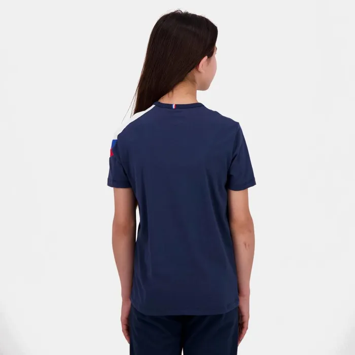 Tshirts Kids Le Coq Sportif Tricolore Tshirt Enfant Blue Light