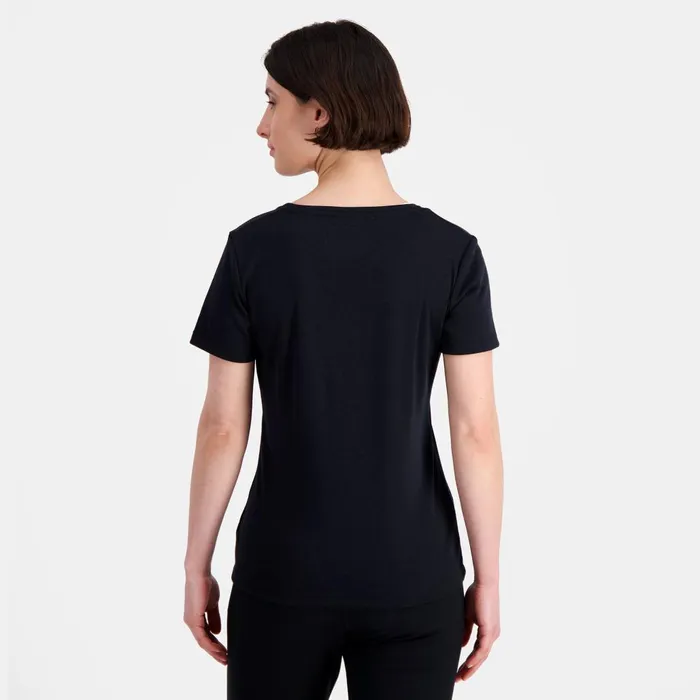 Tshirts Polos Shirts And Tops Women Le Coq Sportif Coq D039Or TShirt En Interlock Lyocellcoton Black Tshirts Polos Shirts And Tops Women Le Coq Sportif Coq D039Or TShirt En Interlock Lyocellcoton Black