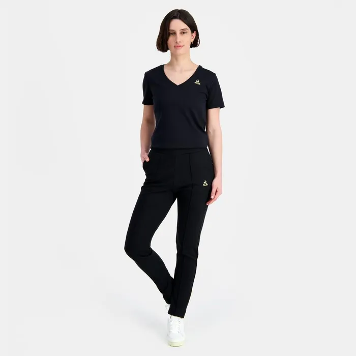 Tshirts Polos Shirts And Tops Women Le Coq Sportif Coq D039Or TShirt En Interlock Lyocellcoton Black Tshirts Polos Shirts And Tops Women Le Coq Sportif Coq D039Or TShirt En Interlock Lyocellcoton Black