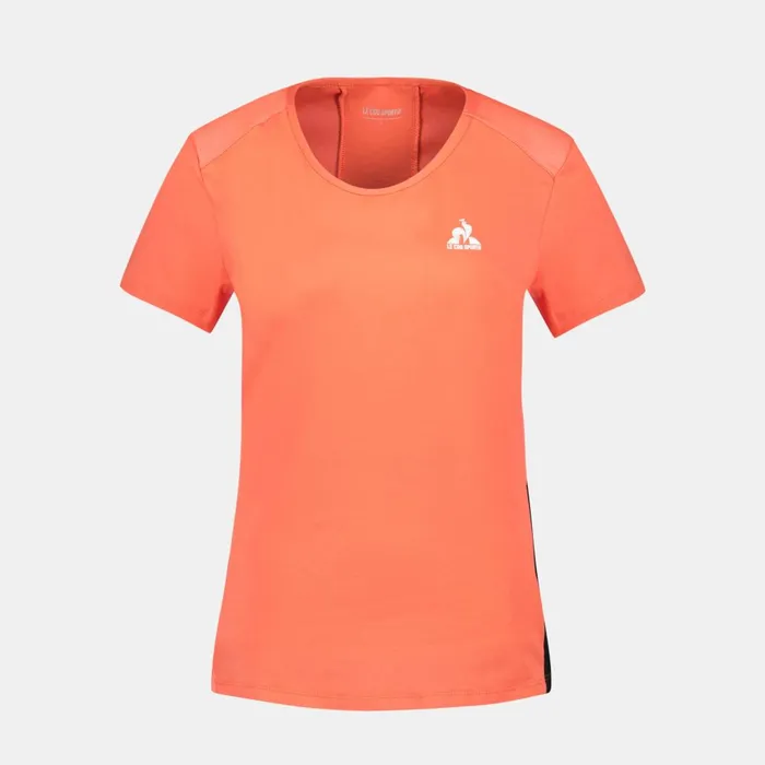 Tshirts Polos Shirts And Tops Women Le Coq Sportif TShirt Orange Perfblack