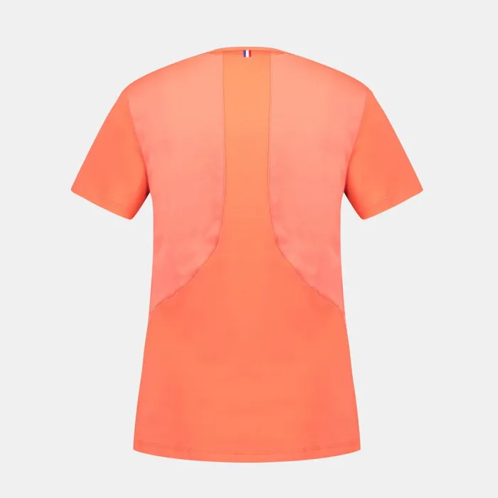 Tshirts Polos Shirts And Tops Women Le Coq Sportif TShirt Orange Perfblack