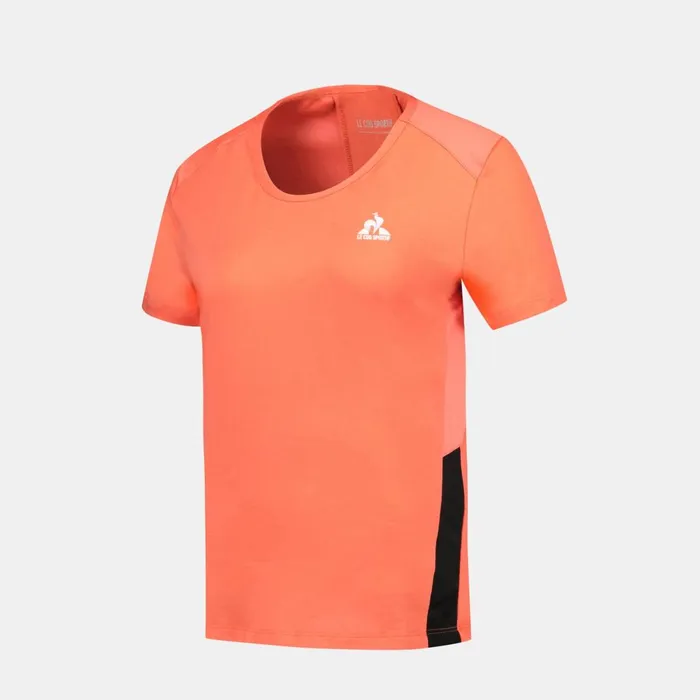 Tshirts Polos Shirts And Tops Women Le Coq Sportif TShirt Orange Perfblack