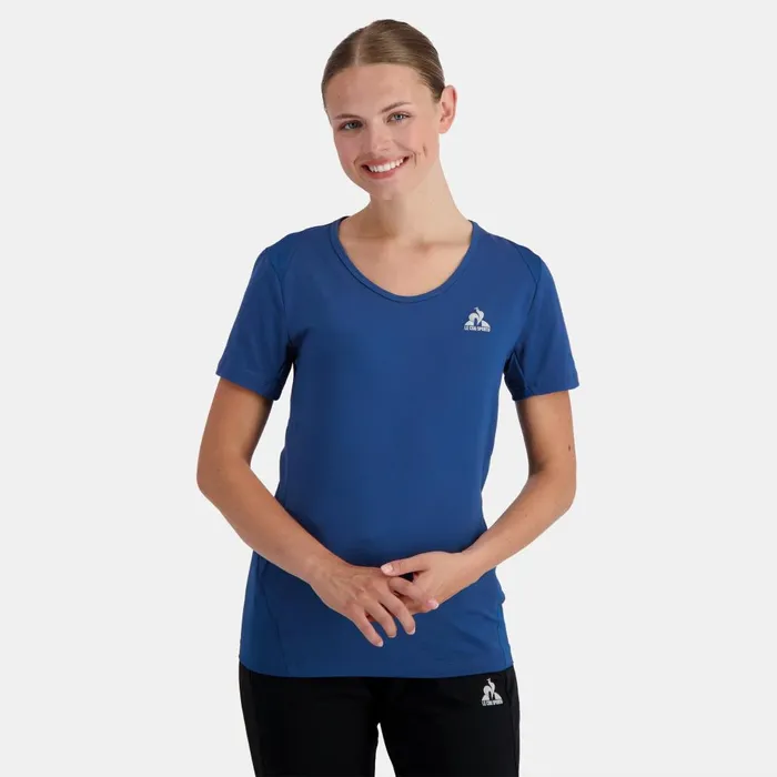 Tshirts Polos Shirts And Tops Women Le Coq Sportif Training Performance TShirt Bleu Perf Tshirts Polos Shirts And Tops Women Le Coq Sportif Training Performance TShirt Bleu Perf