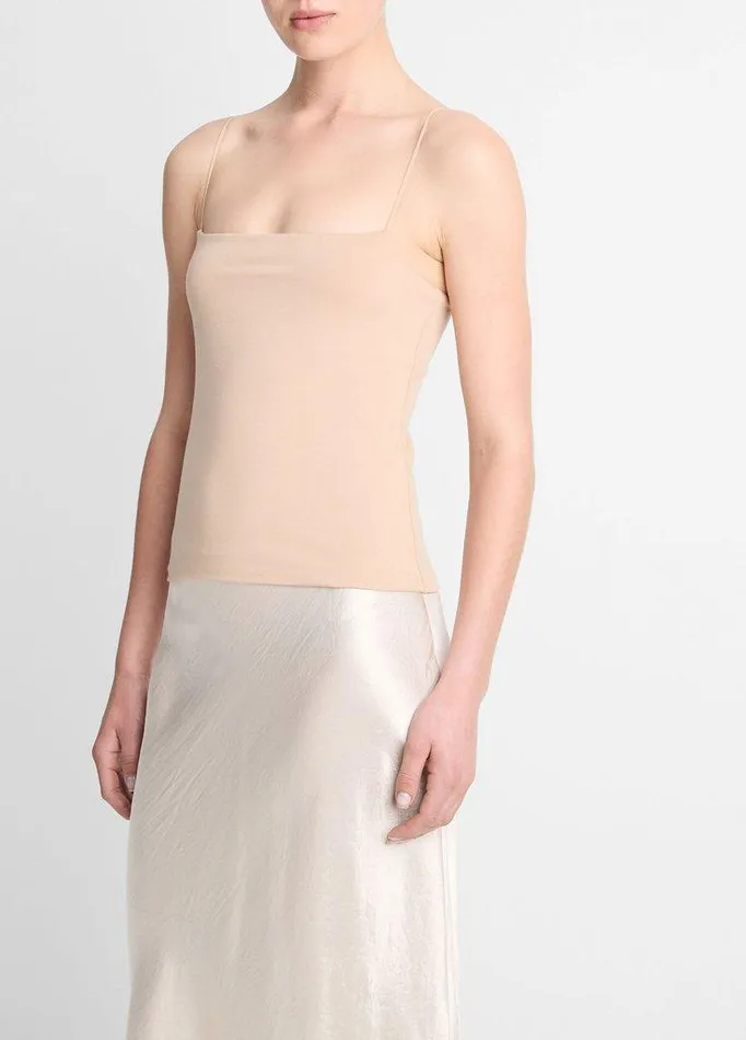 TShirts Women Vince Pima Cotton Camisole Chamois TShirts Women Vince Pima Cotton Camisole Chamois