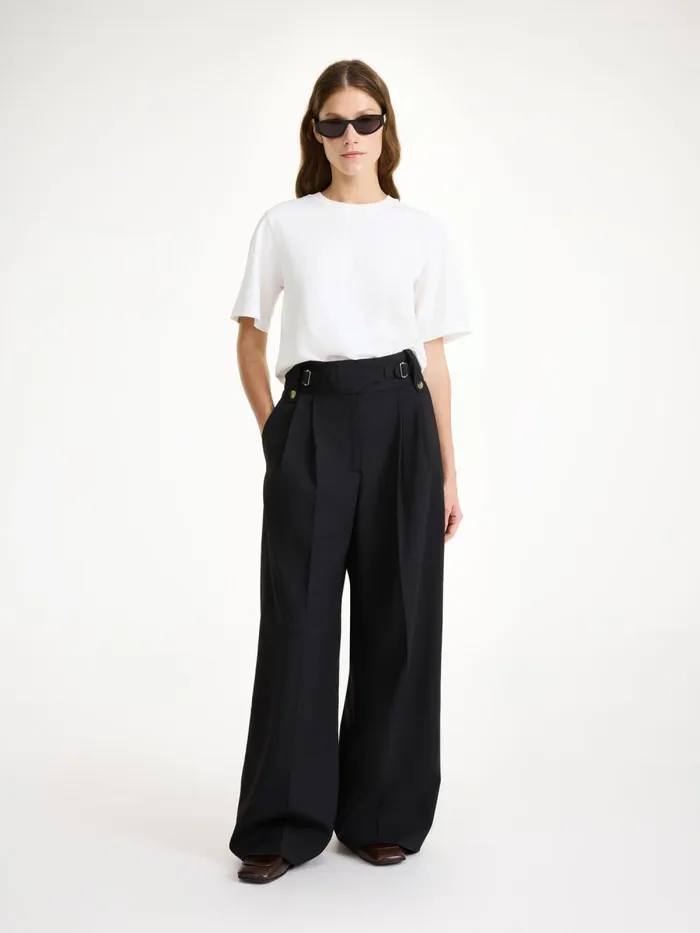 Taal HighWaist Trousers Black Women By Malene Birger Trousers